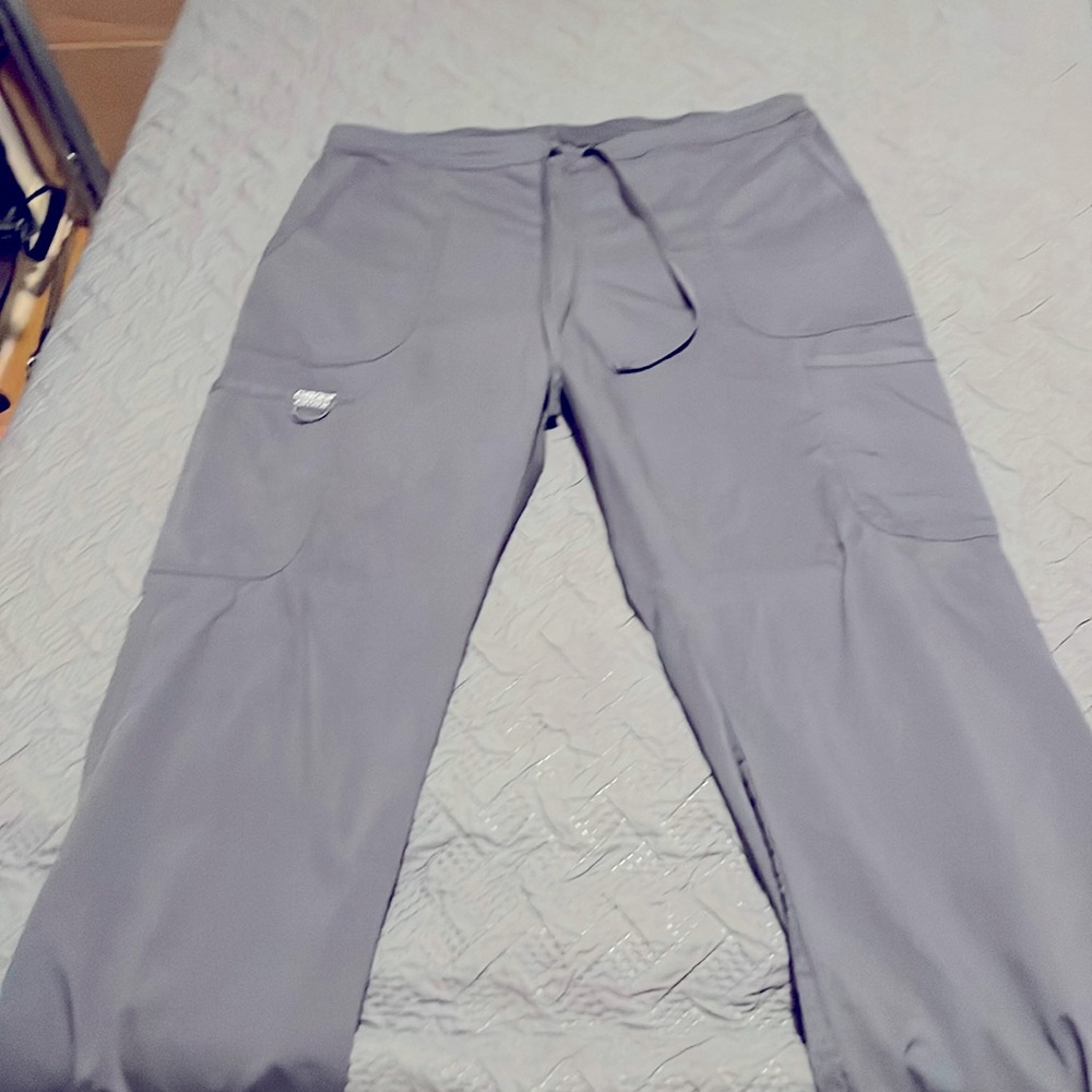 Cherokee scrub size large;$12 for scrub bottom $12 for scrub top.